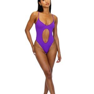 Melissa Simone Purple Women's Swimwear size L NEW!!!